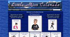 Desktop Screenshot of littlemisscolorado.com